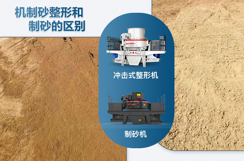 沖擊式整形機和制砂機的區(qū)別是什么？