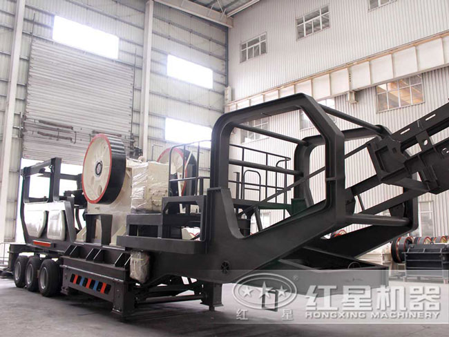 時產(chǎn)40噸車載流動打沙機，縱橫于重慶城鄉(xiāng)之間